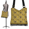 Klimt Gold Print Pattern Crossbody bags-grizzshop