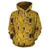 Load image into Gallery viewer, Klimt Gold Print Pattern Men Women Pullover Hoodie-grizzshop