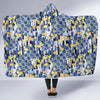 Klimt Pattern Print Hooded Blanket-grizzshop