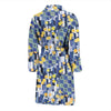 Klimt Pattern Print Men Long Robe-grizzshop