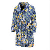 Klimt Pattern Print Men Long Robe-grizzshop