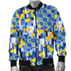 Klimt Pattern Print Men's Bomber Jacket-grizzshop