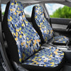 Klimt Pattern Print Universal Fit Car Seat Covers-grizzshop