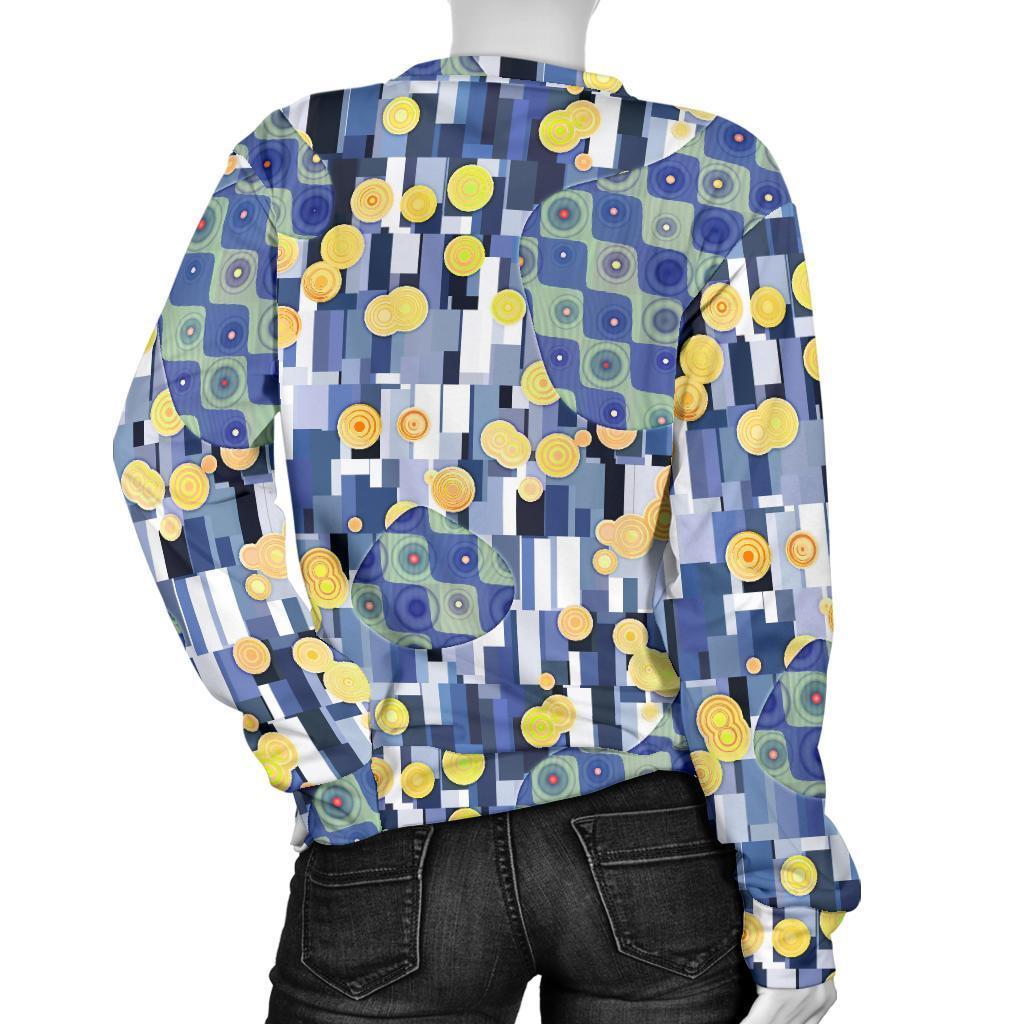 Klimt Pattern Print Women's Sweatshirt-grizzshop