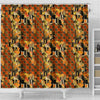 Klimt Print Pattern Bathroom Shower Curtain-grizzshop