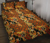 Klimt Print Pattern Bed Set Quilt-grizzshop