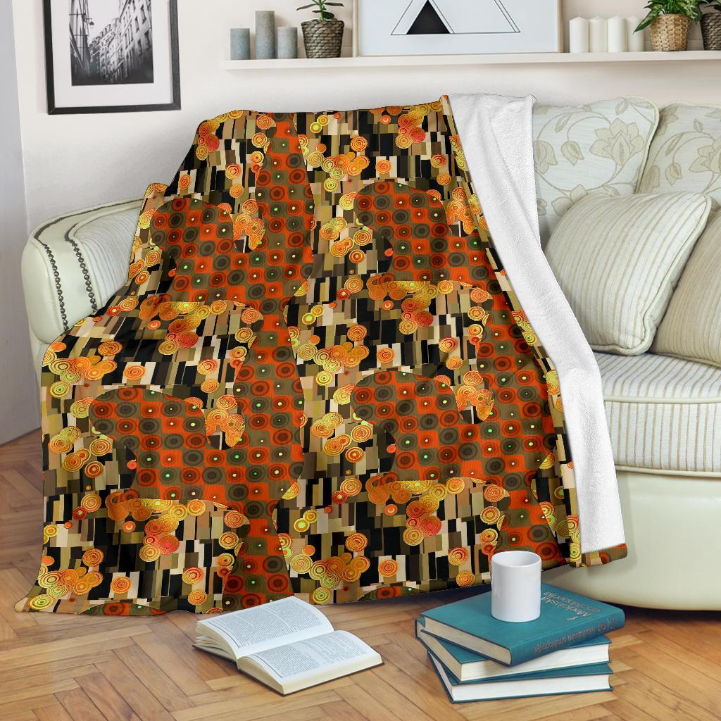 Klimt Print Pattern Blanket-grizzshop