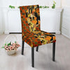 Klimt Print Pattern Chair Cover-grizzshop