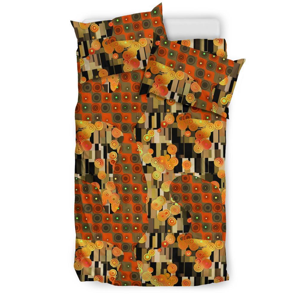 Klimt Print Pattern Duvet Cover Bedding Set-grizzshop