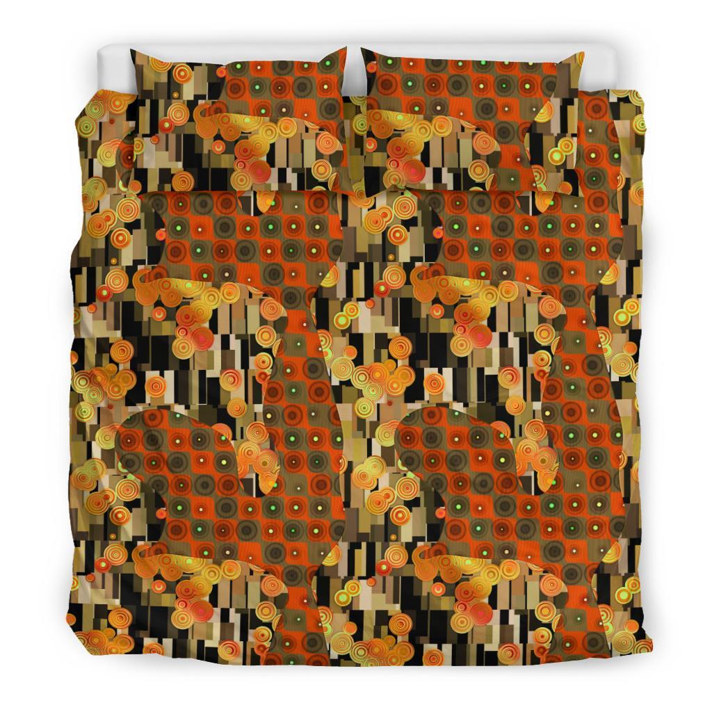 Klimt Print Pattern Duvet Cover Bedding Set-grizzshop