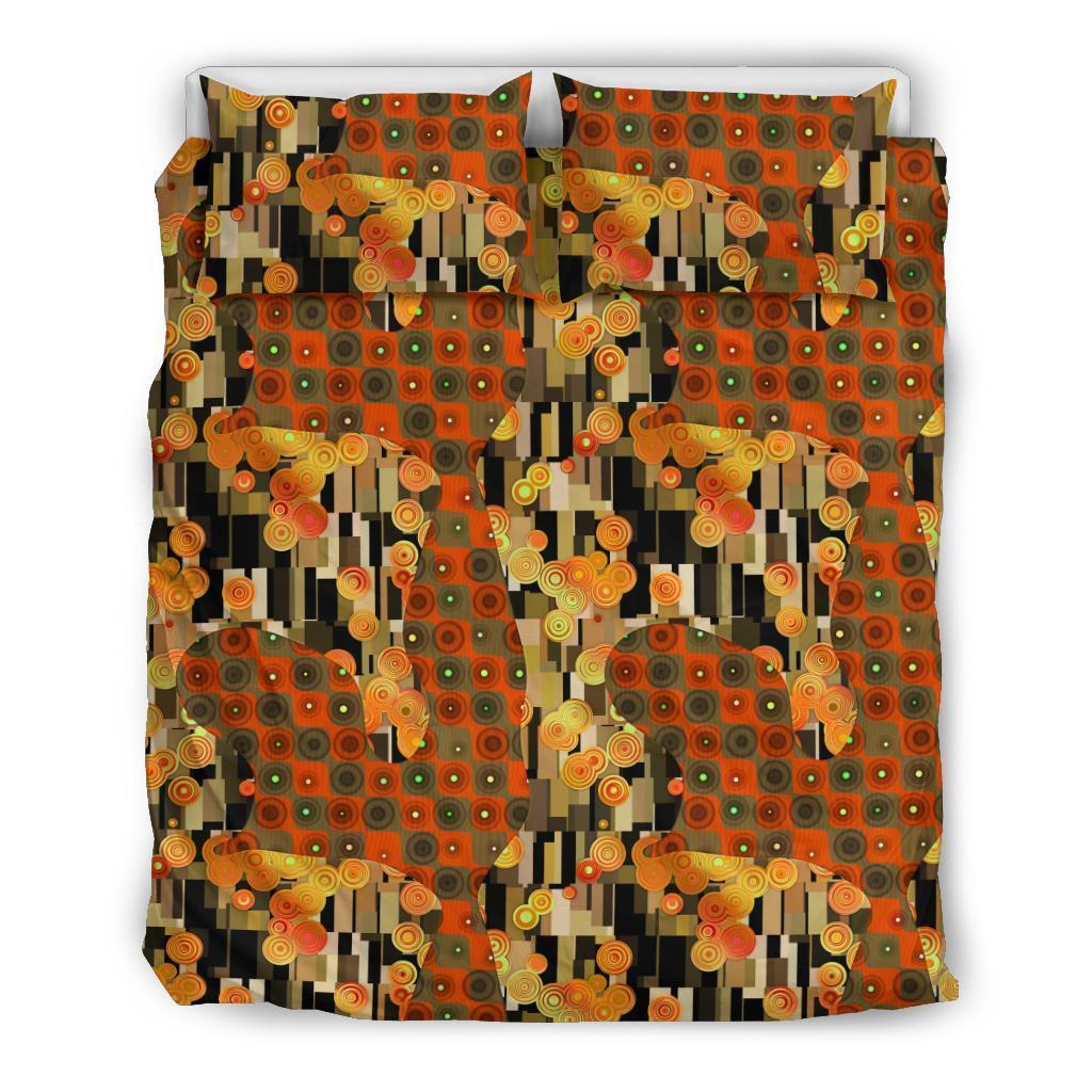 Klimt Print Pattern Duvet Cover Bedding Set-grizzshop