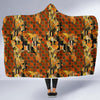 Klimt Print Pattern Hooded Blanket-grizzshop