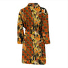 Klimt Print Pattern Men Long Robe-grizzshop