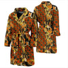 Klimt Print Pattern Men Long Robe-grizzshop