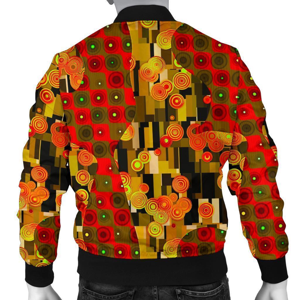 Klimt Print Pattern Men's Bomber Jacket-grizzshop