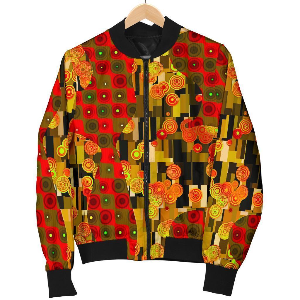 Klimt Print Pattern Men's Bomber Jacket-grizzshop