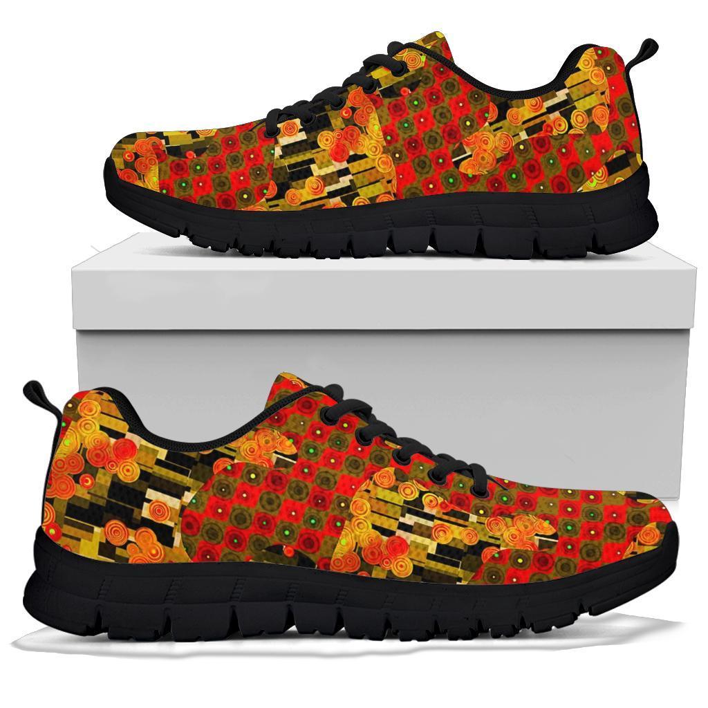 Klimt Print Pattern Sneaker Shoes For Men Women-grizzshop