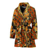 Klimt Print Pattern Women Long Robe-grizzshop