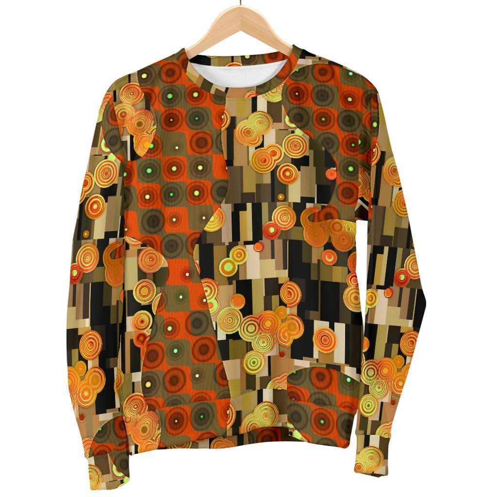 Klimt Print Pattern Women's Sweatshirt-grizzshop