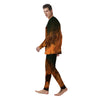 Knight Fight With Dragon Print Men's Pajamas-grizzshop