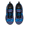 Knitted Shark Print Pattern Black Sneaker-grizzshop