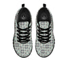 Knitted Snow Print Pattern Black Sneaker-grizzshop