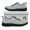 Knitted Snow Print Pattern Black Sneaker-grizzshop