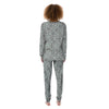 Knitted Snow Print Pattern Women's Pajamas-grizzshop