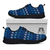 Knitted Snowflakes Print Pattern Black Sneaker-grizzshop