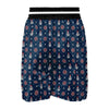 Knitted Snowman Print Pattern Boxing Shorts-grizzshop