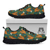 Knitted Squirrel Print Pattern Black Sneaker-grizzshop