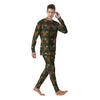 Knitted Squirrel Print Pattern Men's Pajamas-grizzshop