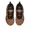 Knitted Zigzag Print Pattern Black Sneaker-grizzshop