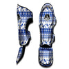 Knitting Winter Ski Print Pattern Muay Thai Shin Guards-grizzshop