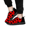 Knot Red Celtic Print Black Sneaker-grizzshop