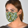 Koala Bamboo Pattern Print Face Mask-grizzshop