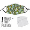 Koala Bamboo Pattern Print Face Mask-grizzshop