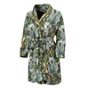 Koala Bamboo Pattern Print Men Long Robe-grizzshop