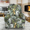 Koala Bamboo Pattern Print Recliner Cover-grizzshop