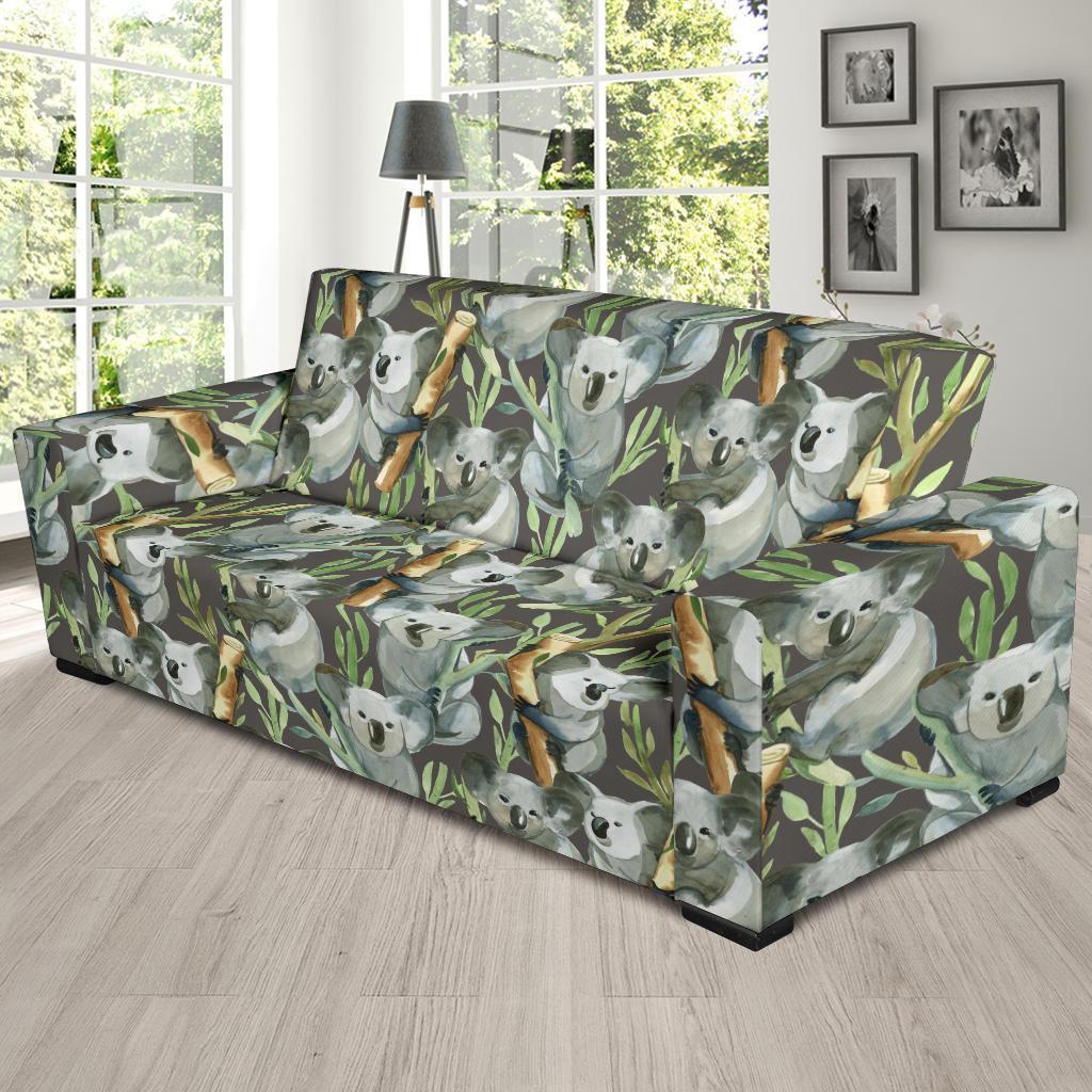 Koala Bamboo Pattern Print Sofa Covers-grizzshop