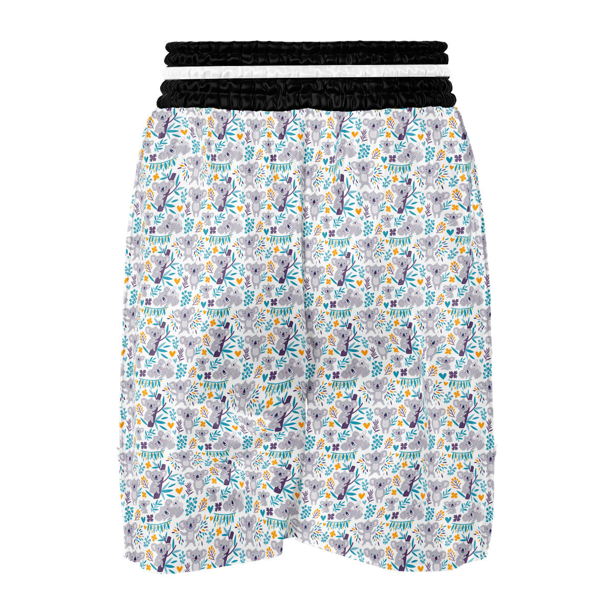 Koala Cartoon Print Pattern Boxing Shorts-grizzshop