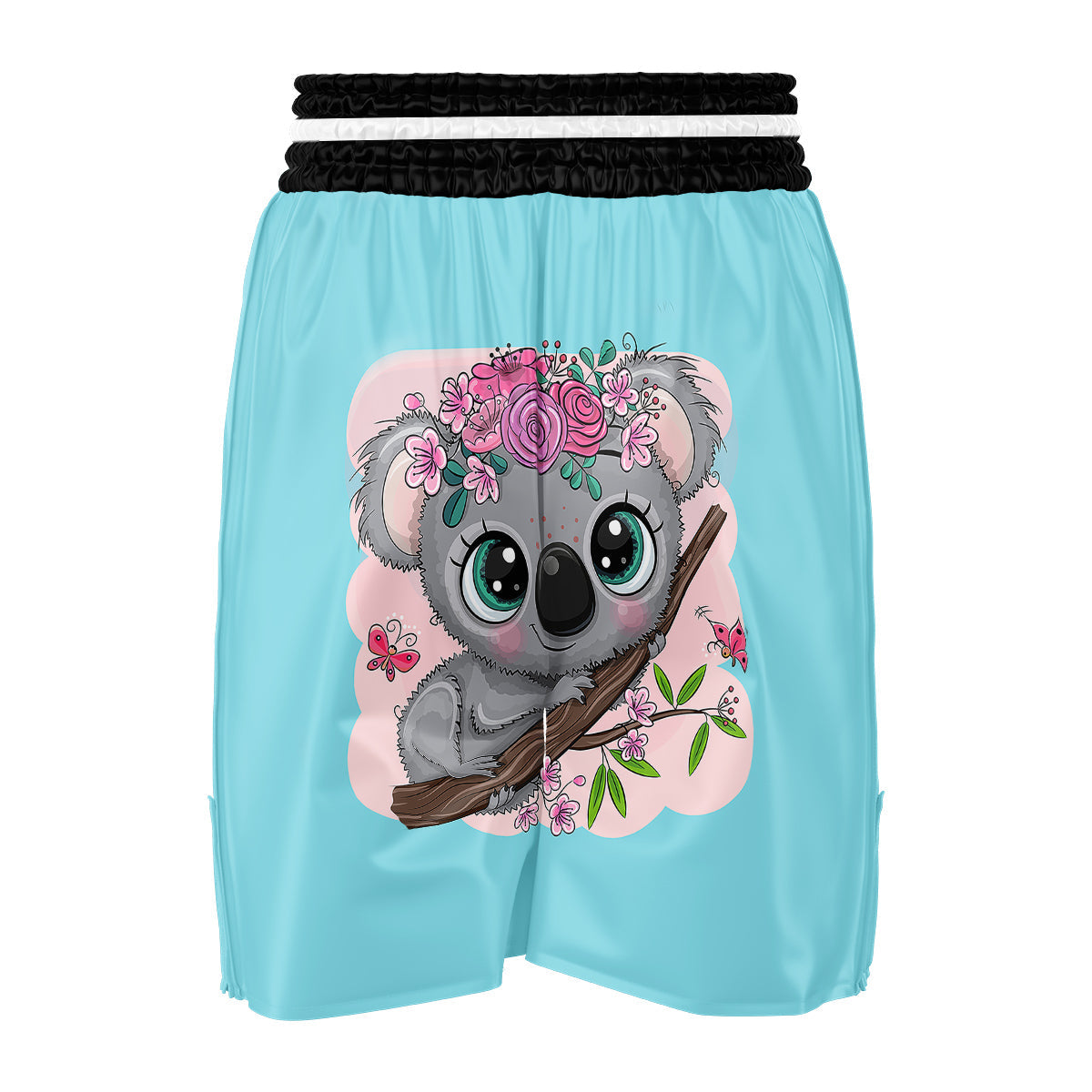 Koala Cute Print Boxing Shorts-grizzshop