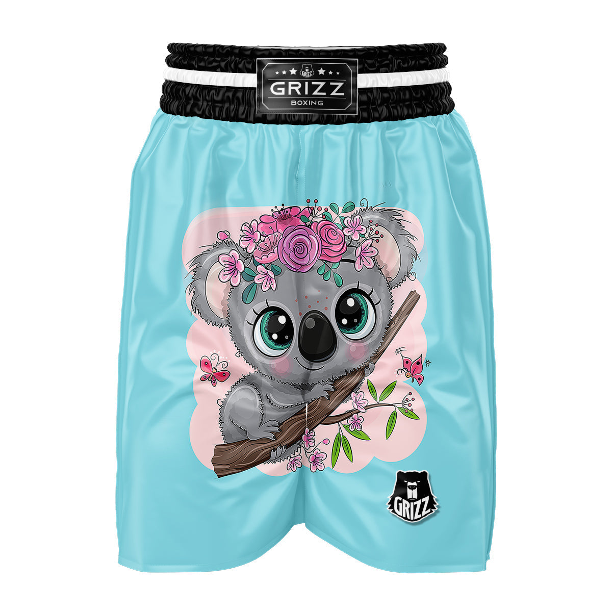 Koala Cute Print Boxing Shorts-grizzshop