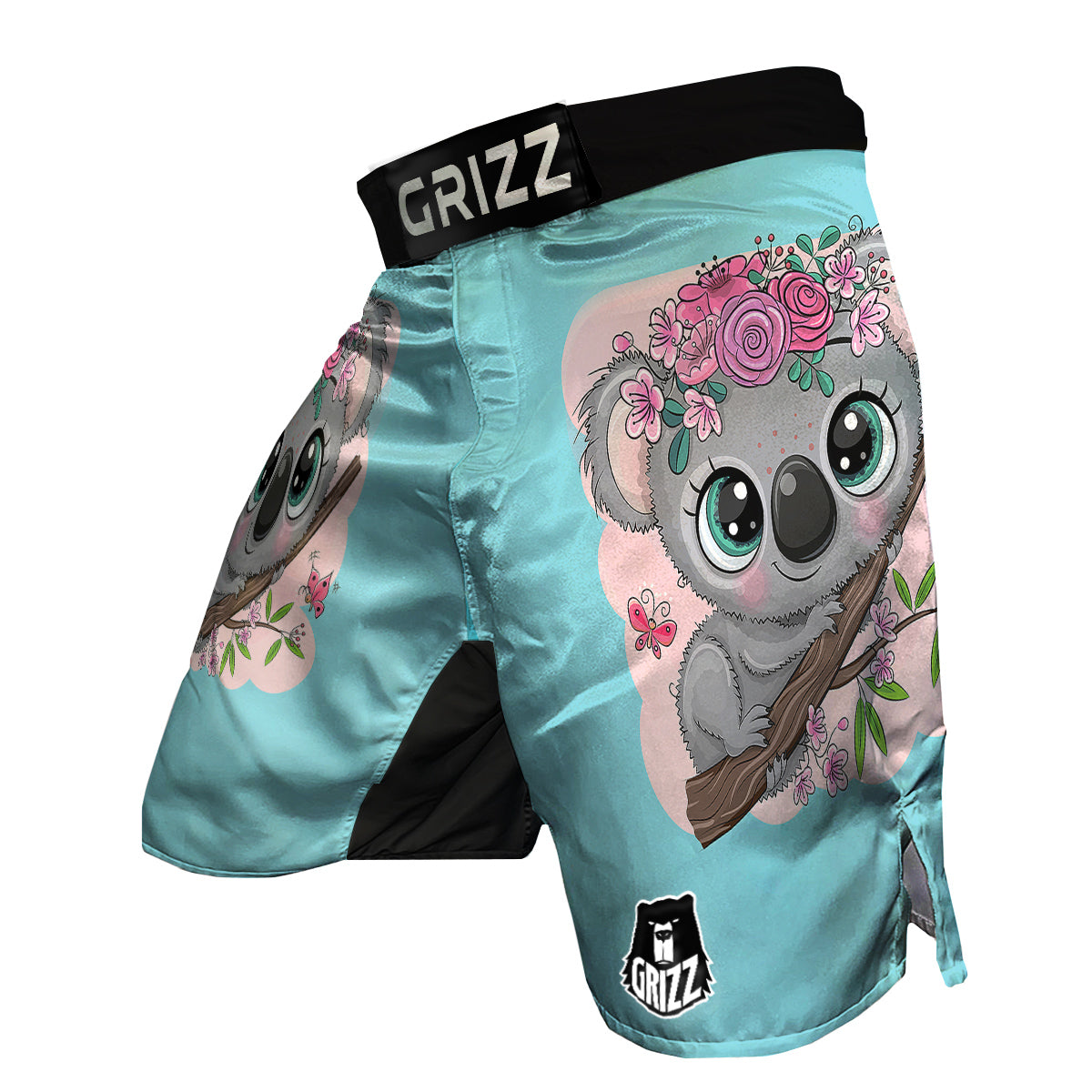 Koala Cute Print MMA Shorts-grizzshop