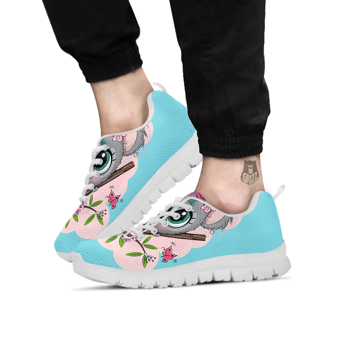 Koala Cute Print White Sneaker-grizzshop