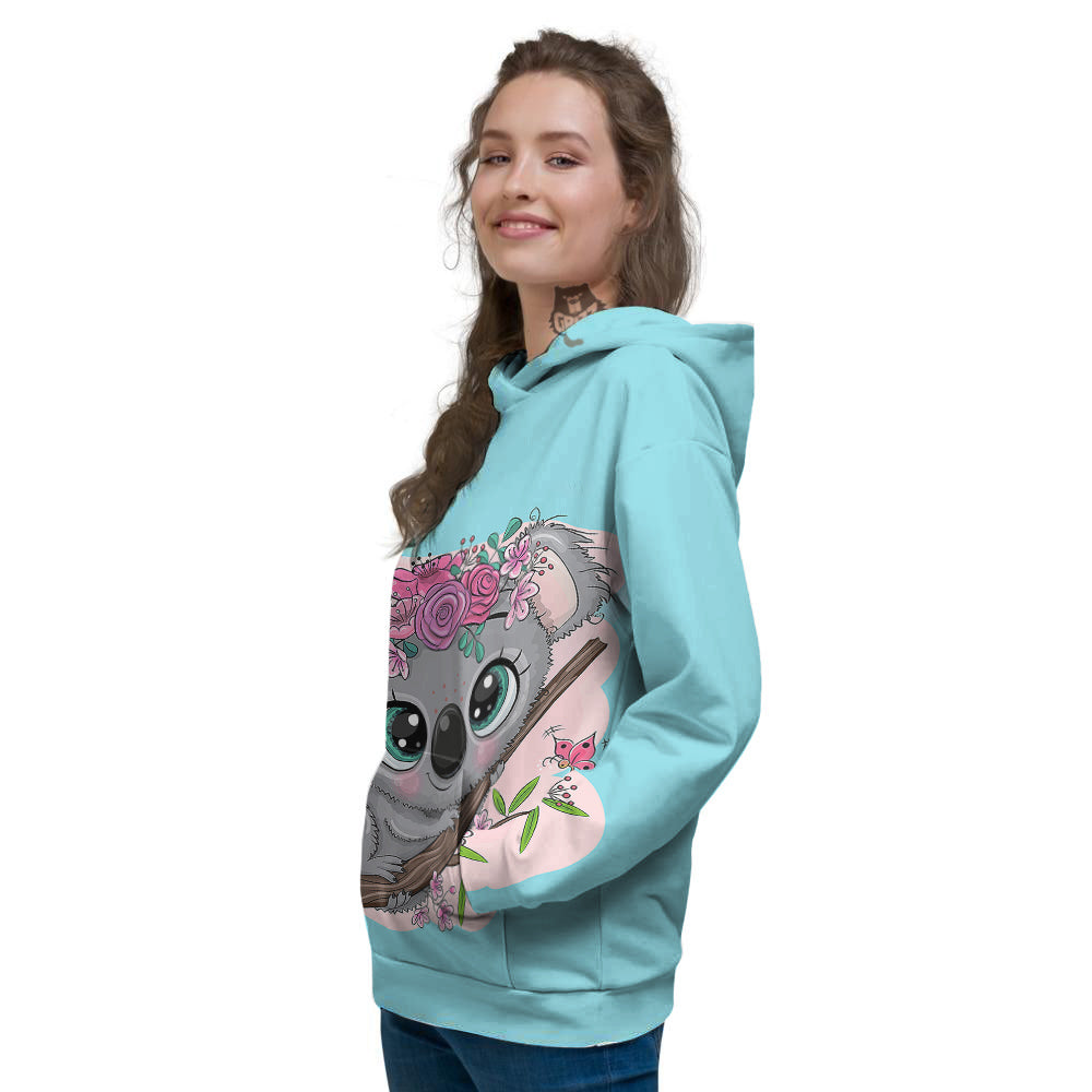 Koala Cute Print Women's Hoodie-grizzshop