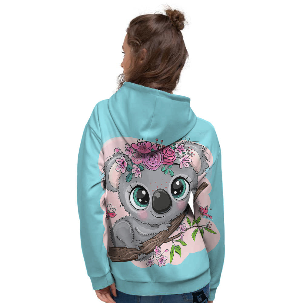 Koala Cute Print Women's Hoodie-grizzshop