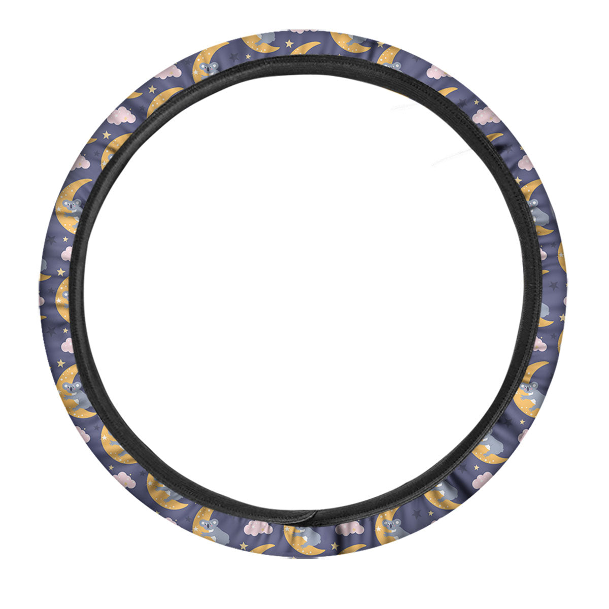 Koala Good Night Print Pattern Car Steering Wheel Cover-grizzshop