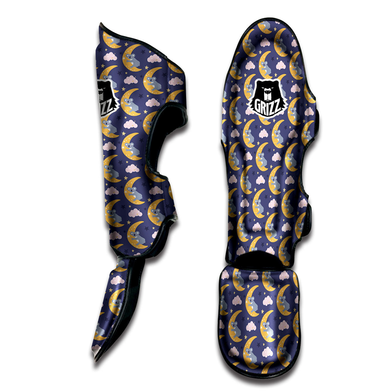 Koala Good Night Print Pattern Muay Thai Shin Guards-grizzshop