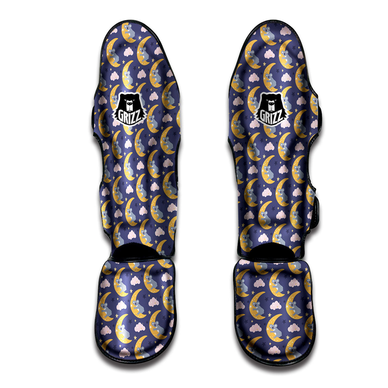 Koala Good Night Print Pattern Muay Thai Shin Guards-grizzshop